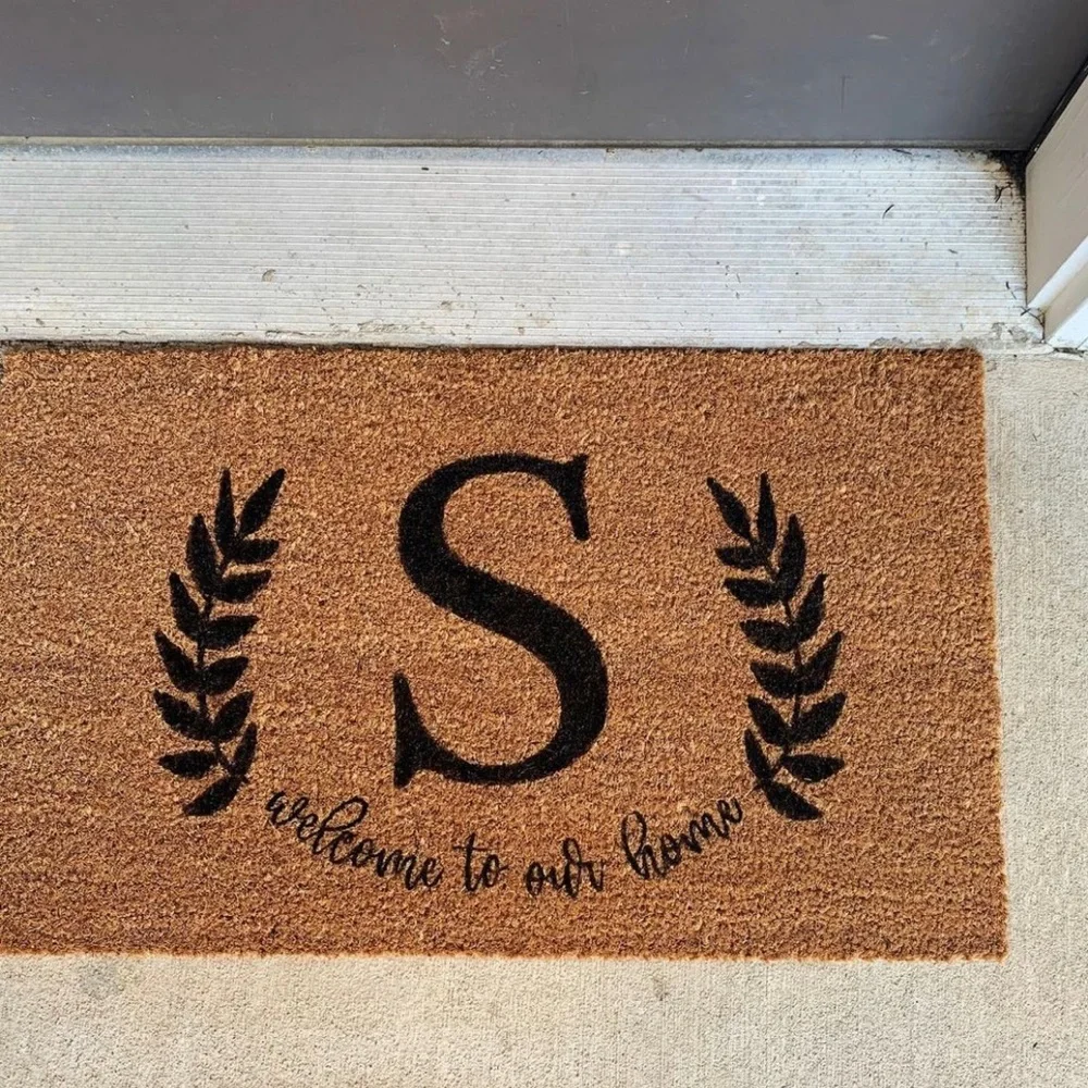 Custom Monogram Door Mat
